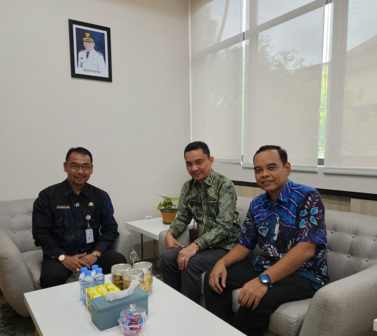 SINERGI DAN KOLABORASI : Kunjungan Kepala UPPD dan Kepala Seksi PKB BBNKB Samsat Barabai Ke BPD Kalsel